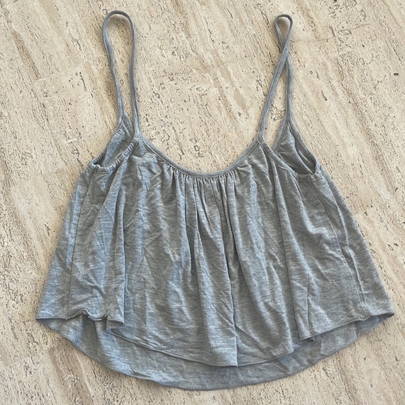 FREE PEOPLE Free to Be Heather Grey Cami Tank Size Medium. New with tags. - Picture 6 of 8